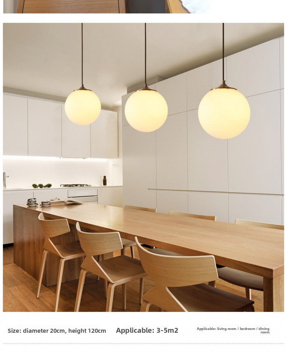 Single Head Pendant Light All Copper Nordic Minimalist Dining Room Light Bar Counter Three Head Foyer Round Ball Brass Lighting Bedside Pendant Light