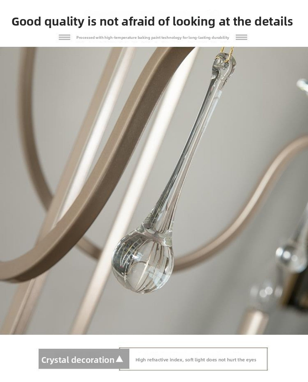 American Style Large Pendant Light for Living Room, Villa, Duplex, French Light Luxury American Iron Art Creative Crystal Homestay Restaurant Lighting