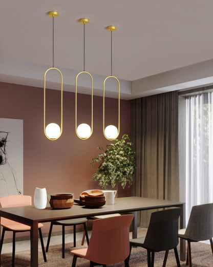 Staircase Long Pendant Light Modern Light Nordic Loft Apartment Duplex Rotating Light Creative Personality Simple Living Room Pendant Light