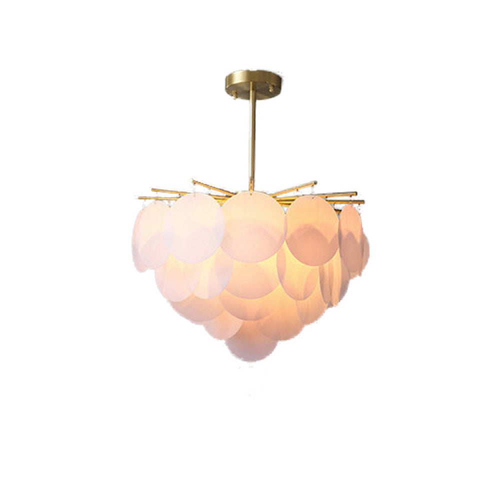 Nordic Restaurant Pendant Light Postmodern Light Luxury Bedroom Living Room Creative Personality Designer Fashion Simple All-Copper Lighting Fixture