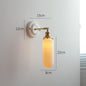 New Japanese pleated wall lamp bedroom bedside Nordic homestay living room background wall designer full copper lamp