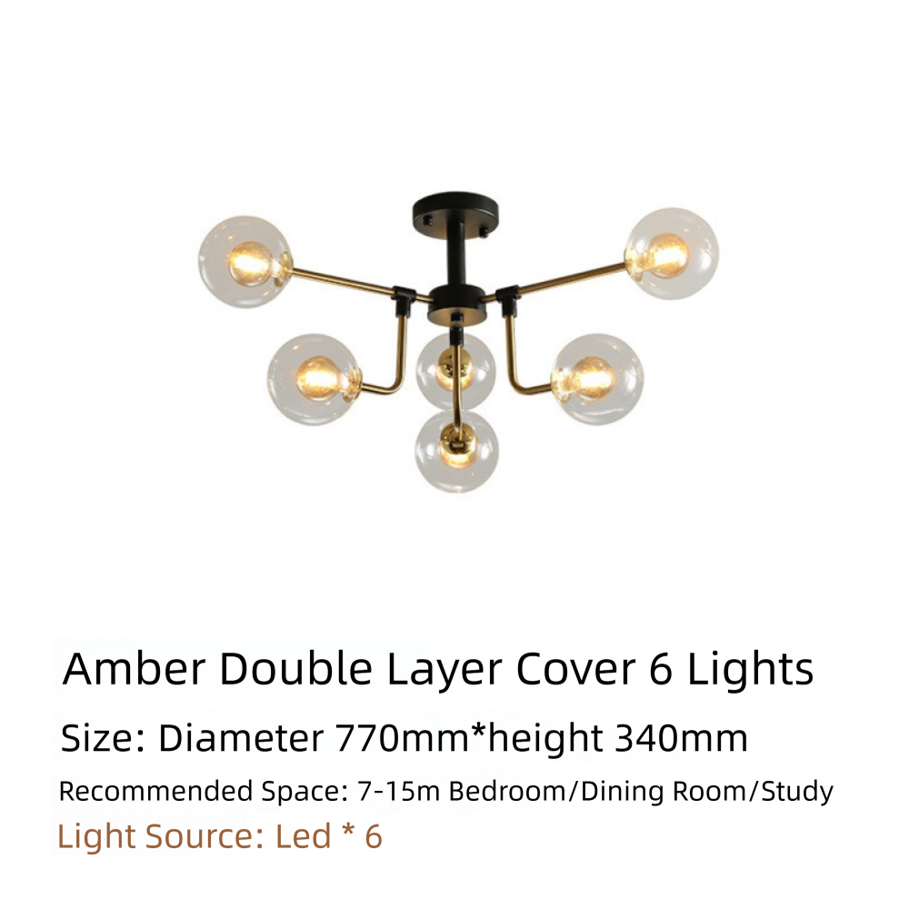 Nordic Lighting Simple Living Room Lamp Modern Style Designer Creative Light Luxury Bedroom Study Dining Room Magic Bean Pendant Light