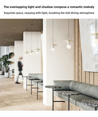 Nordic INS Internet Celebrity Designer Restaurant Bar Small Pendant Light Single Head Creative Personality Light Luxury Bedroom Bedside Lamp