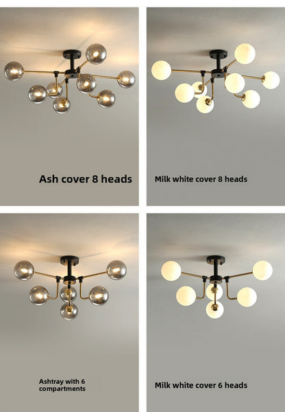 Nordic Lighting Simple Living Room Lamp Modern Style Designer Creative Light Luxury Bedroom Study Dining Room Magic Bean Pendant Light