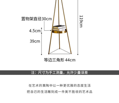 Nordic Light Luxury Floor Lamp for Living Room and Bedroom, Creative and Unique Glass Ball Tripod Standing Table Lamp