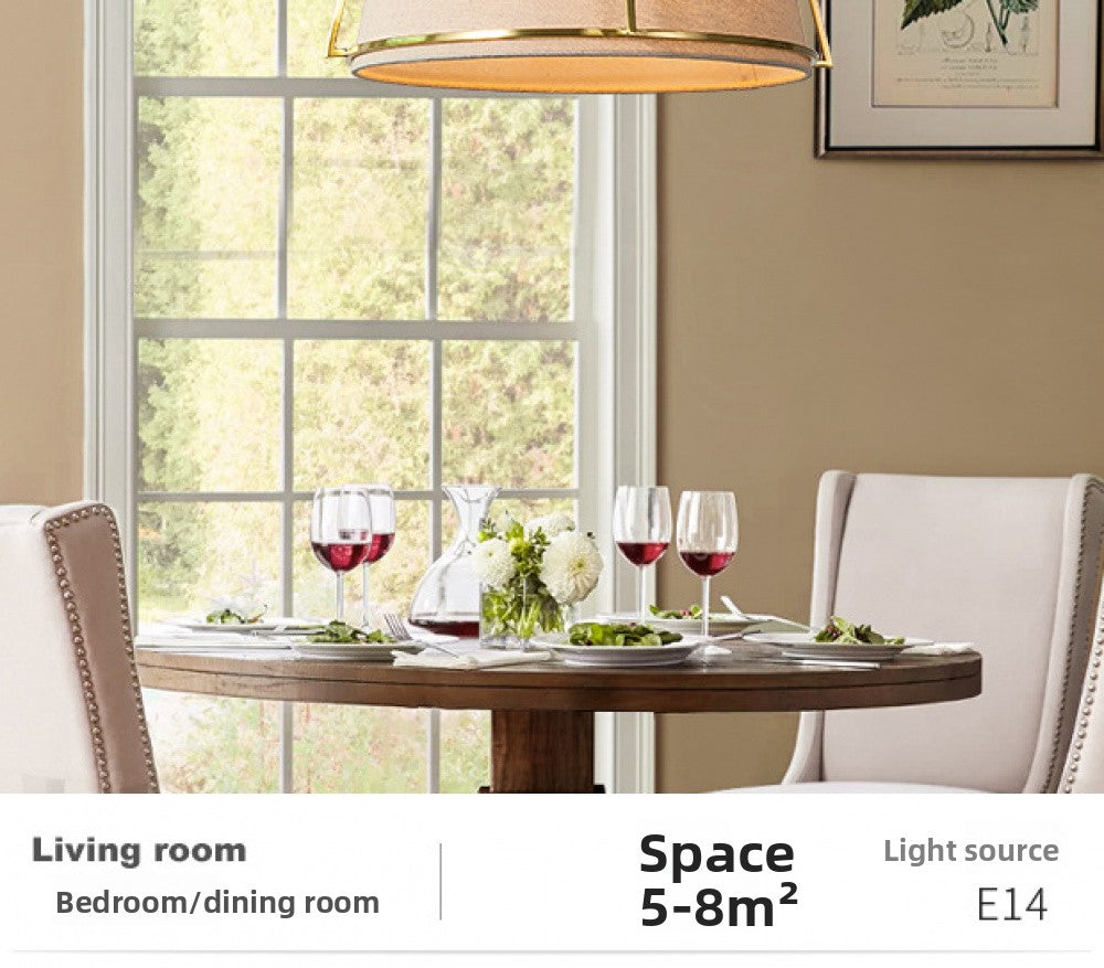 American Style Light Luxury Chandelier Simple Post-modern Cloakroom Bedroom Distinctive Creative Restaurant Study Aisle Chandelier