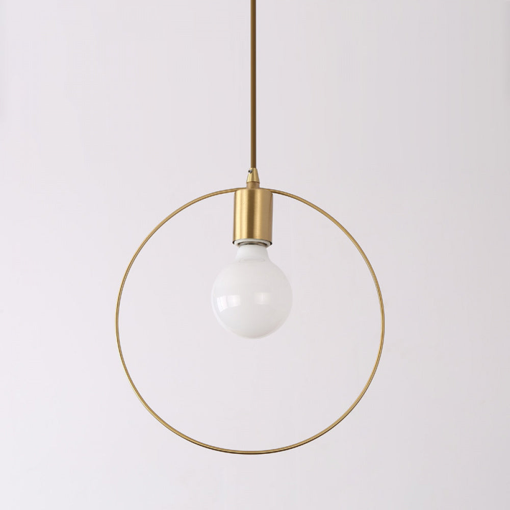 Aisle Light All-Copper Light Foyer Simple Modern Style Unique Room Light Entrance Balcony Corridor Brass Ceiling Light