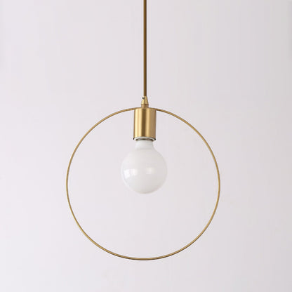 Aisle Light All-Copper Light Foyer Simple Modern Style Unique Room Light Entrance Balcony Corridor Brass Ceiling Light