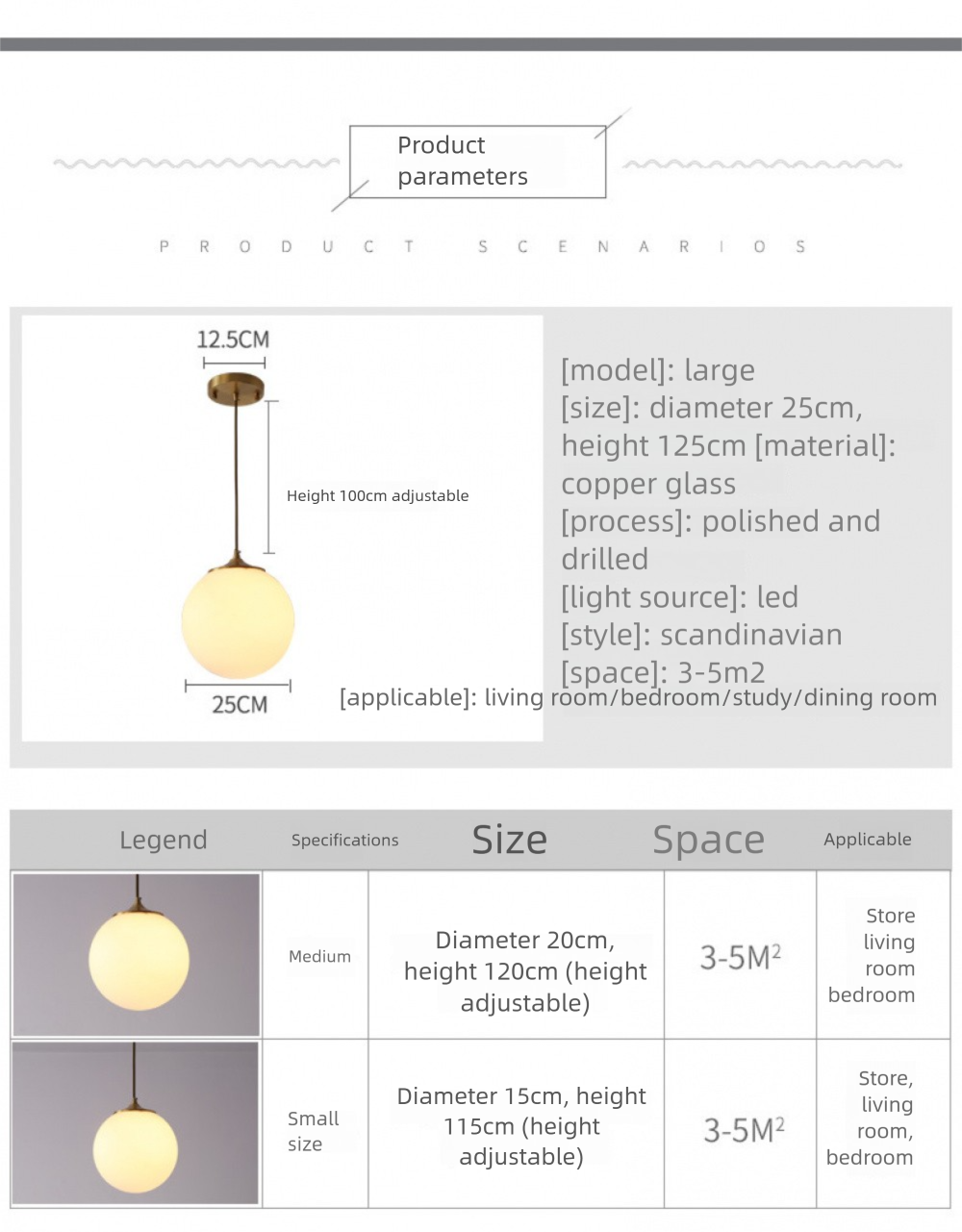 Single Head Pendant Light All Copper Nordic Minimalist Dining Room Light Bar Counter Three Head Foyer Round Ball Brass Lighting Bedside Pendant Light