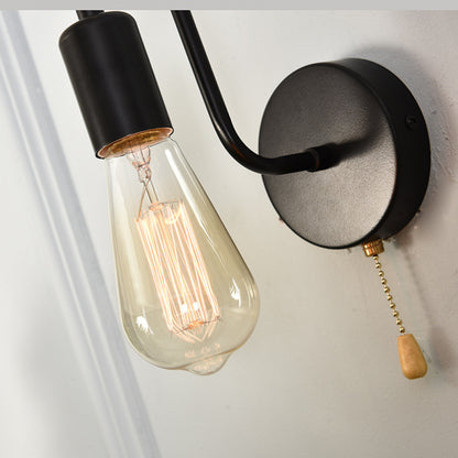 Nordic Creative Personality Modern Simple Zipper Wall Lamp Living Room Bedside Bedroom Study Away Wall Lamps