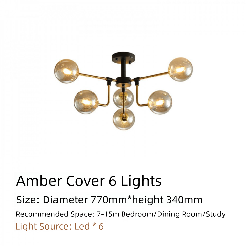 Nordic Lighting Simple Living Room Lamp Modern Style Designer Creative Light Luxury Bedroom Study Dining Room Magic Bean Pendant Light