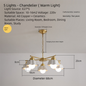 Vintage Living Room Chandelier Ceiling Light Luxury Elegant High-end Palace Style All-copper Ceramic Lighting Dining Room Master Bedroom Lamp