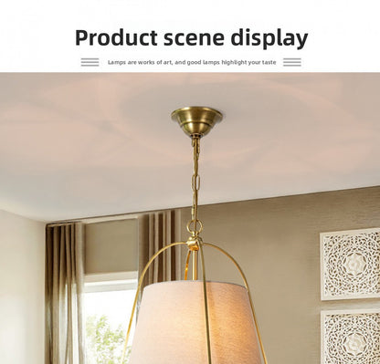 American Style Light Luxury Chandelier Simple Post-modern Cloakroom Bedroom Distinctive Creative Restaurant Study Aisle Chandelier
