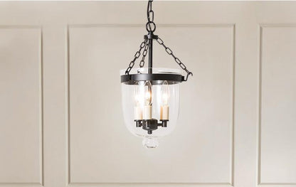 In Stock American Style Restaurant Pendant Light Dining Table Creative Light Luxury Postmodern Glass Hallway Light Entrance Hallway American Style Pendant Light