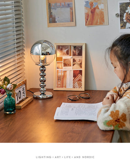 Bauhaus Chrome Silver Bedroom Bedside Pendant Light Designer Model Room Balcony Light Simple Dining Room Bar Pendant Light