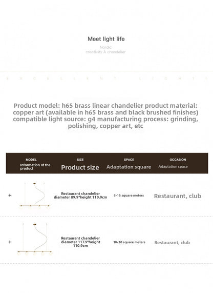 Restaurant Pendant Light Nordic Simple Modern Dining Room Living Room Light Creative Personality Bedroom Bar Light All Copper 2019 New Model