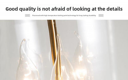 In Stock American Style Restaurant Pendant Light Dining Table Creative Light Luxury Postmodern Glass Hallway Light Entrance Hallway American Style Pendant Light