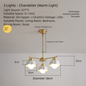 Vintage Living Room Chandelier Ceiling Light Luxury Elegant High-end Palace Style All-copper Ceramic Lighting Dining Room Master Bedroom Lamp