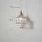 Japanese Style Glass Pendant Light Simple Modern Bedroom Bedside Entrance Corridor Bar Counter Balcony Bay Window Restaurant Homestay Lighting