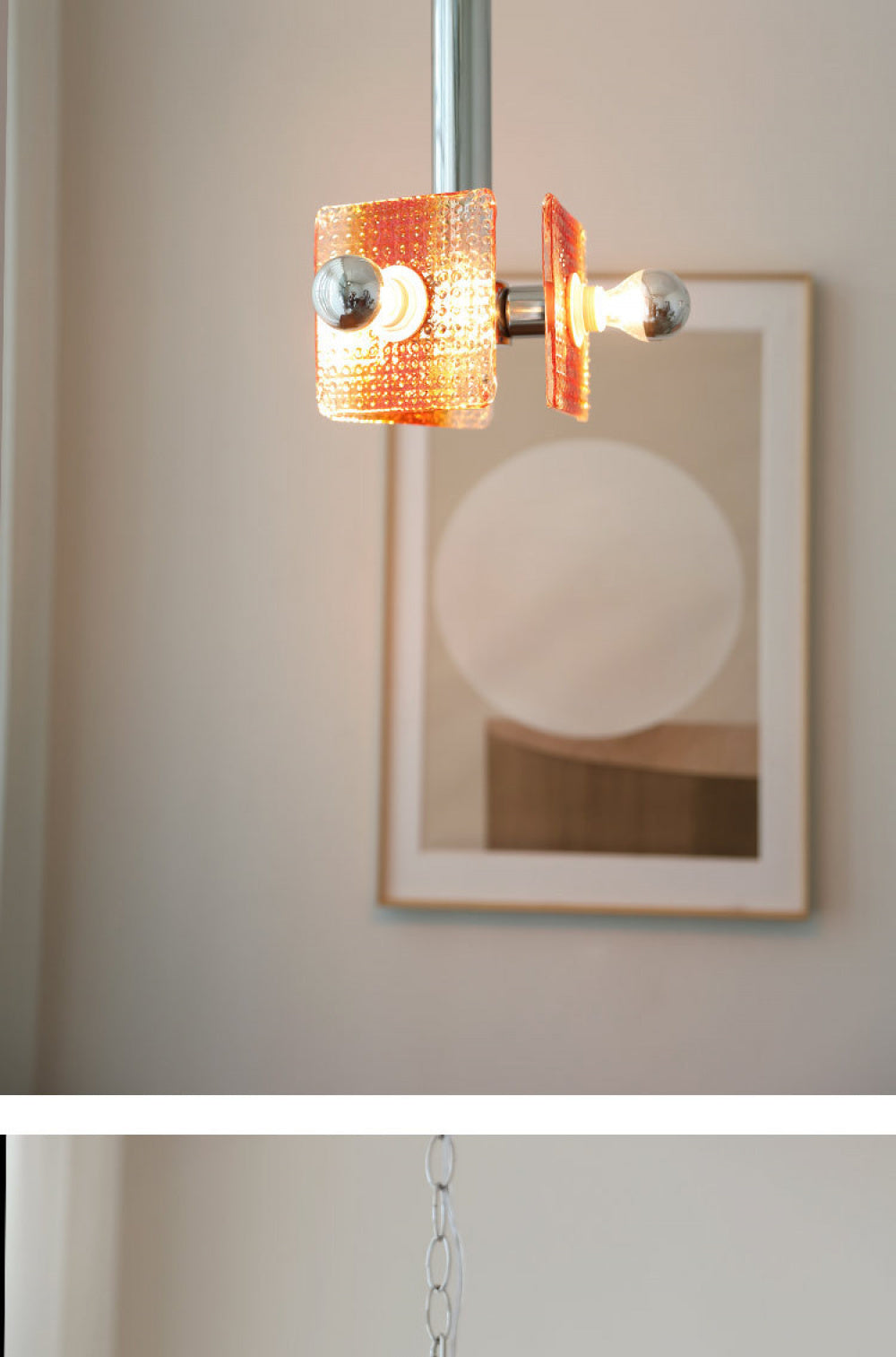 Bauhaus Chrome Silver Bedroom Bedside Pendant Light Designer Model Room Balcony Light Simple Dining Room Bar Pendant Light