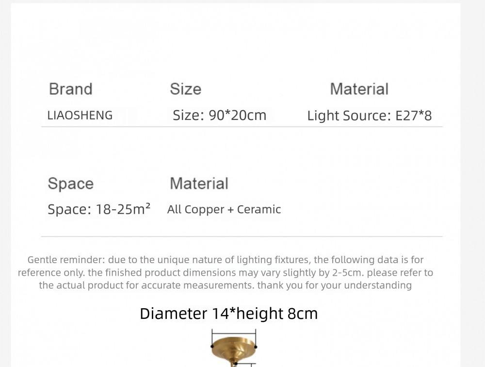 Vintage Living Room Chandelier Ceiling Light Luxury Elegant High-end Palace Style All-copper Ceramic Lighting Dining Room Master Bedroom Lamp