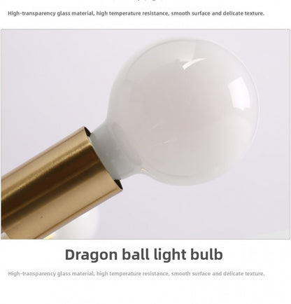 Brass Ceiling Light Creative Personality Nordic Postmodern Minimalist Dining Room Hallway Corridor Foyer Full Copper Bedroom Lighting