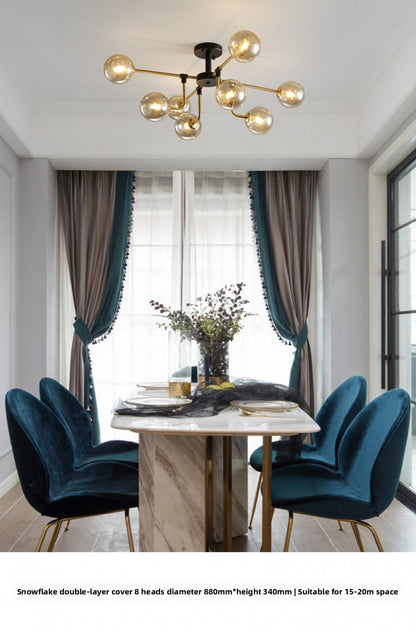 Nordic Lighting Simple Living Room Lamp Modern Style Designer Creative Light Luxury Bedroom Study Dining Room Magic Bean Pendant Light