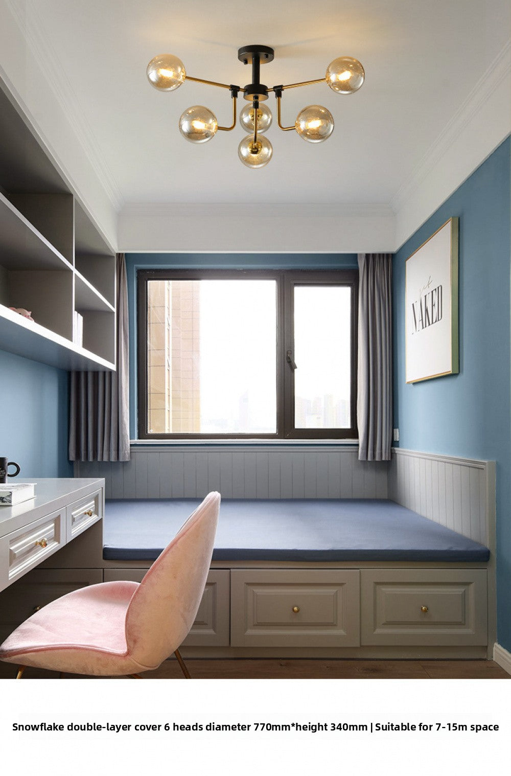 Nordic Lighting Simple Living Room Lamp Modern Style Designer Creative Light Luxury Bedroom Study Dining Room Magic Bean Pendant Light