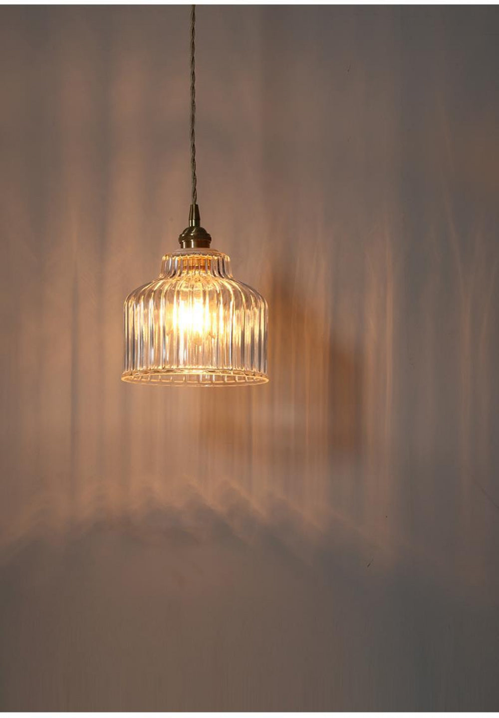Japanese Style Glass Pendant Light Simple Modern Bedroom Bedside Entrance Corridor Bar Counter Balcony Bay Window Restaurant Homestay Lighting