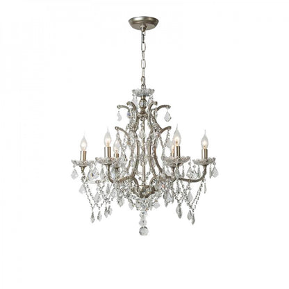 American Style Chandelier Light Luxury Living Room Dining Room Lamp Vintage French Palace Crystal Lamp European Style Villa Princess Room Bedroom Lamp