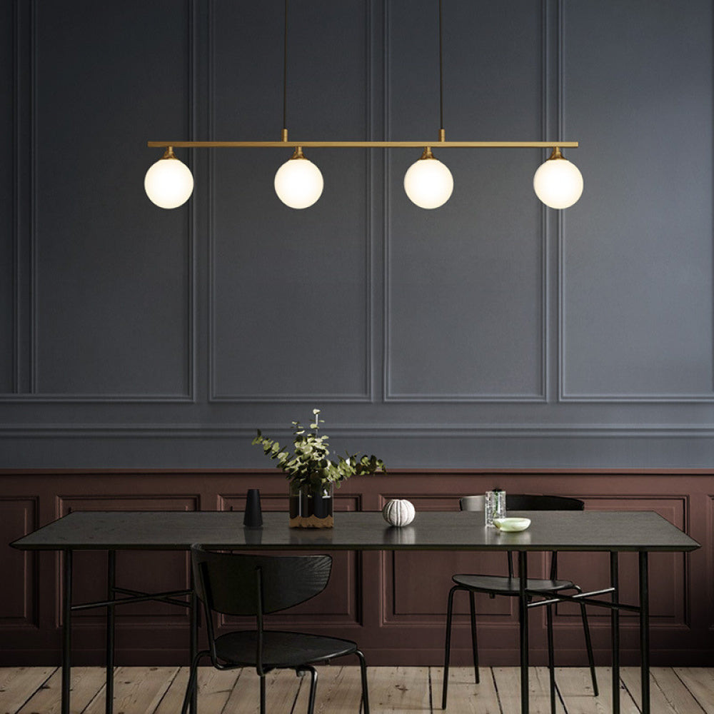 Restaurant Pendant Light Nordic Simple Modern Dining Room Living Room Light Creative Personality Bedroom Bar Light All Copper 2019 New Model