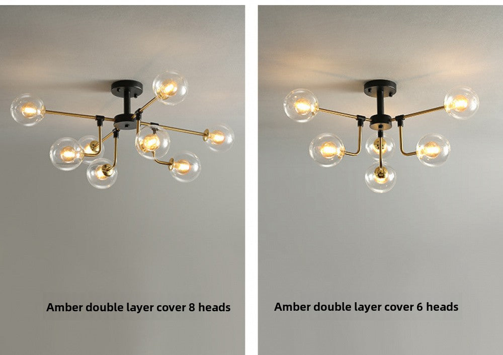 Nordic Lighting Simple Living Room Lamp Modern Style Designer Creative Light Luxury Bedroom Study Dining Room Magic Bean Pendant Light