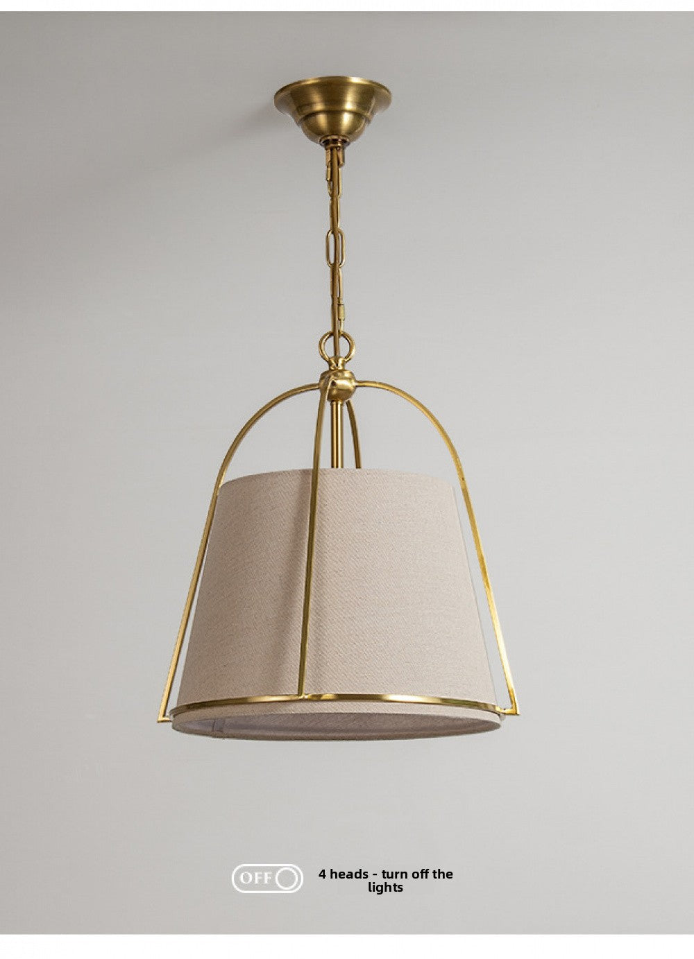 American Style Light Luxury Chandelier Simple Post-modern Cloakroom Bedroom Distinctive Creative Restaurant Study Aisle Chandelier