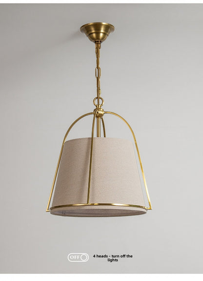 American Style Light Luxury Chandelier Simple Post-modern Cloakroom Bedroom Distinctive Creative Restaurant Study Aisle Chandelier