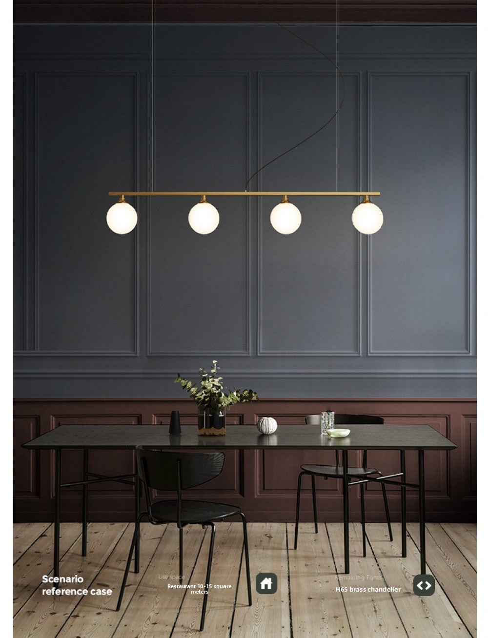 Restaurant Pendant Light Nordic Simple Modern Dining Room Living Room Light Creative Personality Bedroom Bar Light All Copper 2019 New Model