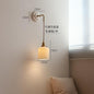 New Japanese Style Ceramic Wall Lamp Ceramic Base Bedroom Bedside Background Wall Designer Homestay Window Hanging Wall Lamp