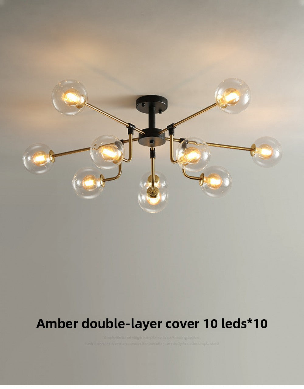 Nordic Lighting Simple Living Room Lamp Modern Style Designer Creative Light Luxury Bedroom Study Dining Room Magic Bean Pendant Light