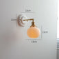 New Japanese pleated wall lamp bedroom bedside Nordic homestay living room background wall designer full copper lamp