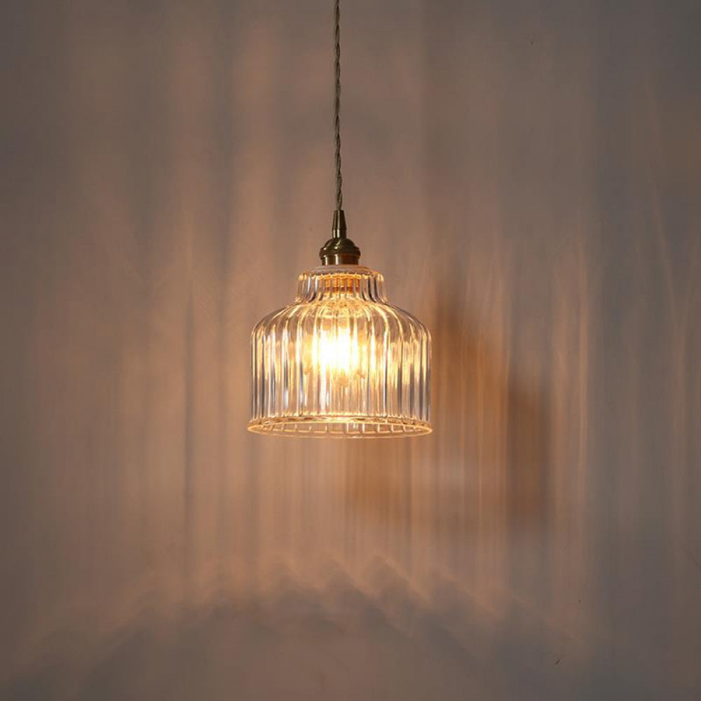 Japanese Style Glass Pendant Light Simple Modern Bedroom Bedside Entrance Corridor Bar Counter Balcony Bay Window Restaurant Homestay Lighting