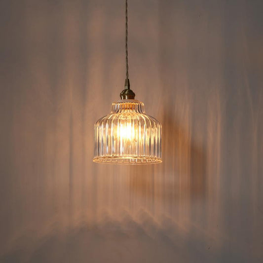 Japanese Style Glass Pendant Light Simple Modern Bedroom Bedside Entrance Corridor Bar Counter Balcony Bay Window Restaurant Homestay Lighting