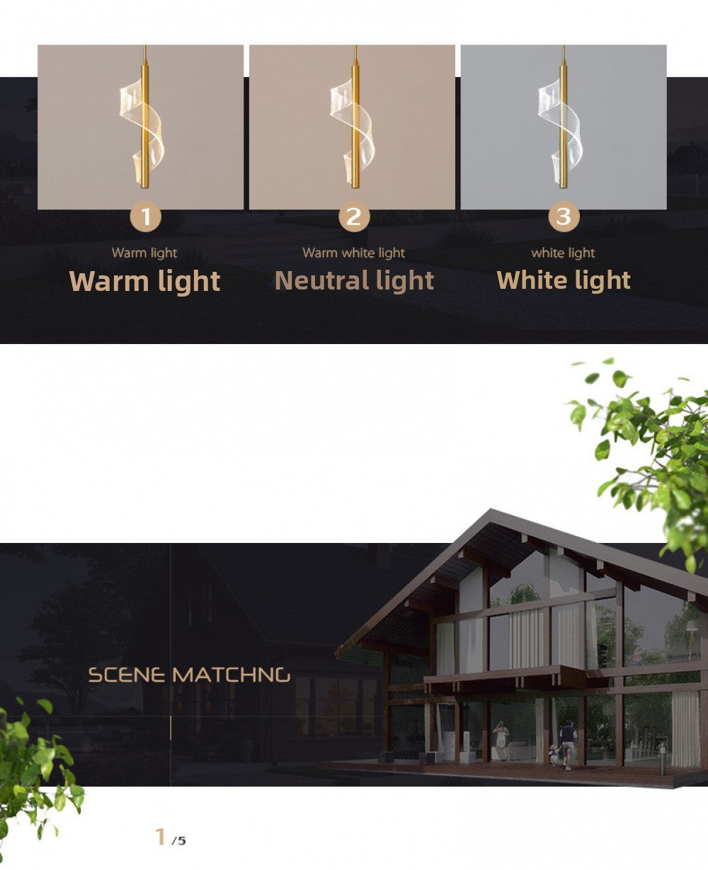 Nordic Art Bedroom Bedside Small Pendant Light Luxury 2021 New Modern Simple Internet Celebrity Designer Style Lighting