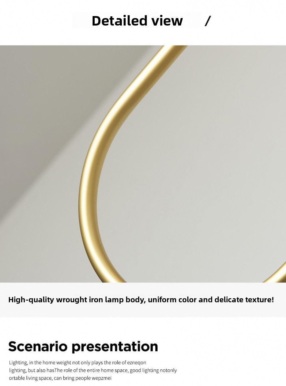 Staircase Long Pendant Light Modern Light Nordic Loft Apartment Duplex Rotating Light Creative Personality Simple Living Room Pendant Light