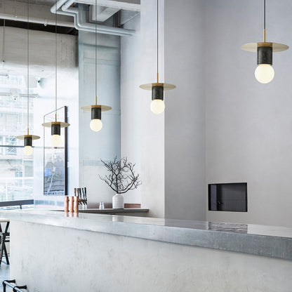 Nordic INS Internet Celebrity Designer Restaurant Bar Small Pendant Light Single Head Creative Personality Light Luxury Bedroom Bedside Lamp