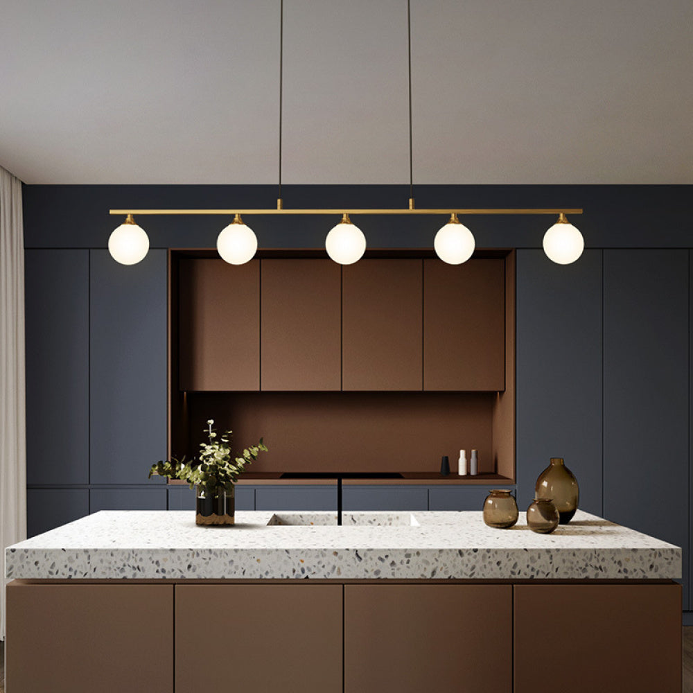 Restaurant Pendant Light Nordic Simple Modern Dining Room Living Room Light Creative Personality Bedroom Bar Light All Copper 2019 New Model