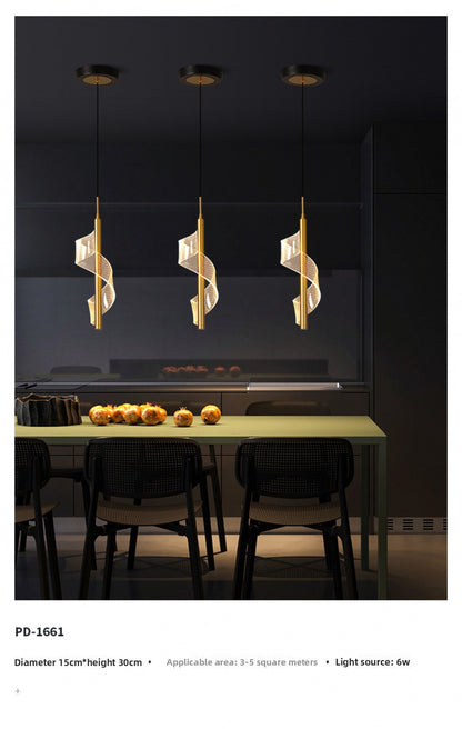 Nordic Art Bedroom Bedside Small Pendant Light Luxury 2021 New Modern Simple Internet Celebrity Designer Style Lighting