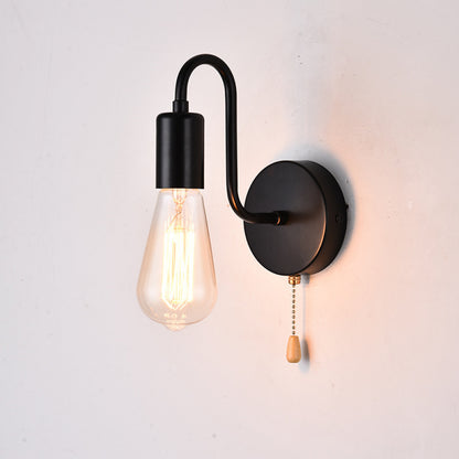 Nordic Creative Personality Modern Simple Zipper Wall Lamp Living Room Bedside Bedroom Study Away Wall Lamps