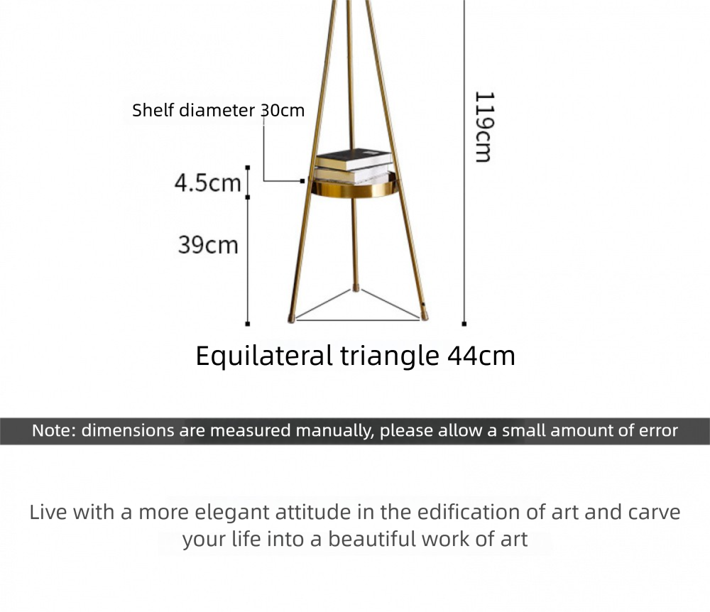 Nordic Light Luxury Floor Lamp Living Room Bedroom Bedside Creative Distinctive Glass Ball Tripod Storage Vertical Table Lamp