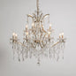 American Style Chandelier Light Luxury Living Room Dining Room Lamp Vintage French Palace Crystal Lamp European Style Villa Princess Room Bedroom Lamp