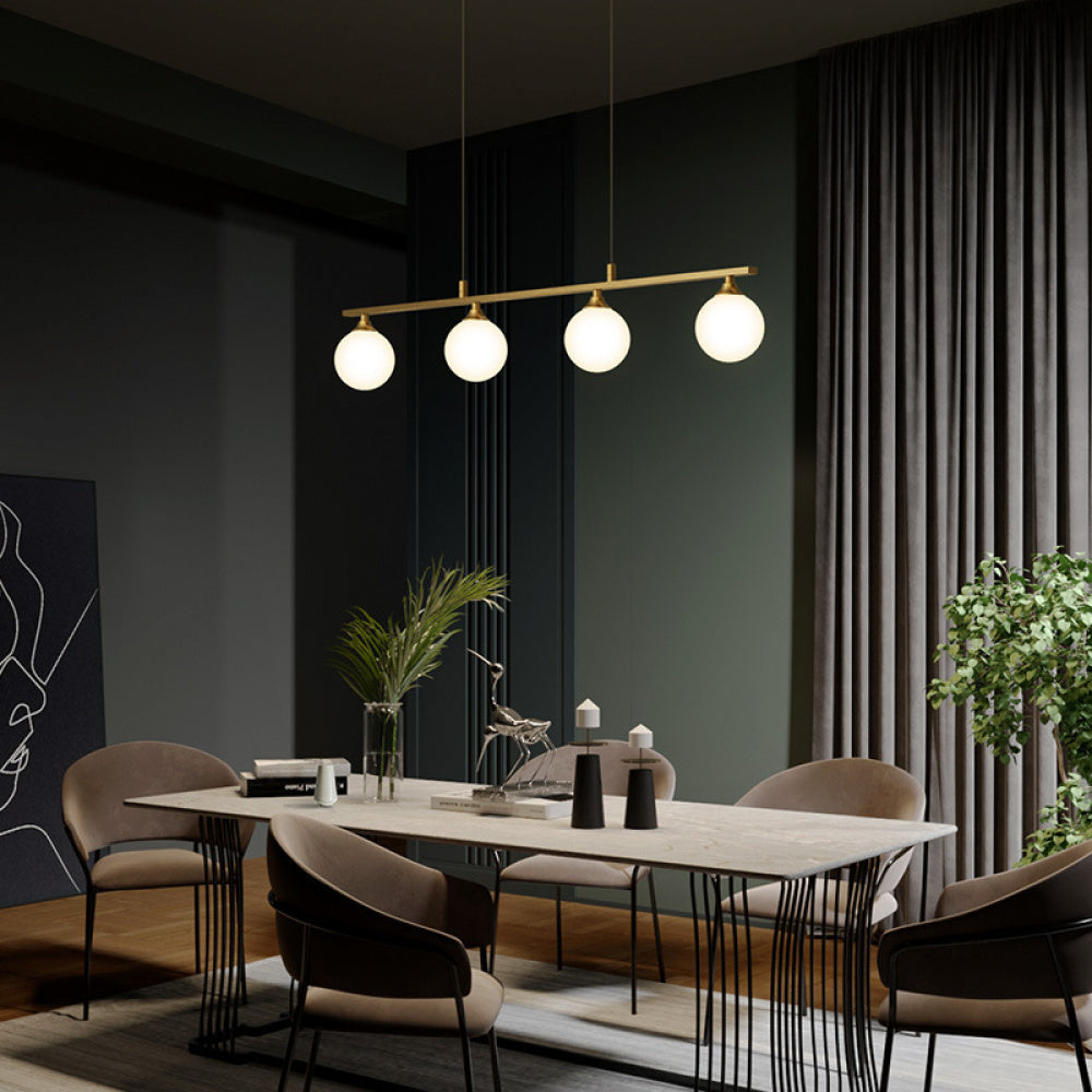 Restaurant Pendant Light Nordic Simple Modern Dining Room Living Room Light Creative Personality Bedroom Bar Light All Copper 2019 New Model