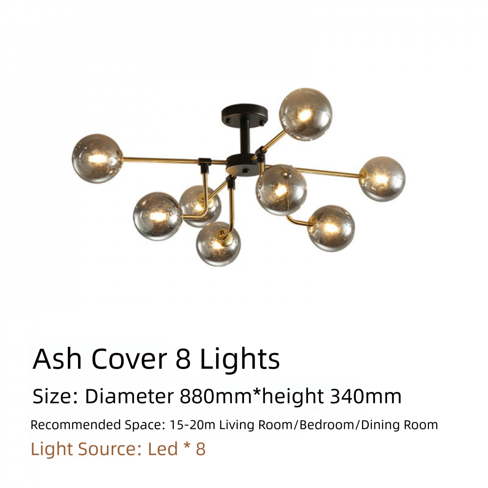 Nordic Lighting Simple Living Room Lamp Modern Style Designer Creative Light Luxury Bedroom Study Dining Room Magic Bean Pendant Light